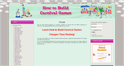 Desktop Screenshot of howtobuildcarnivalgames.com